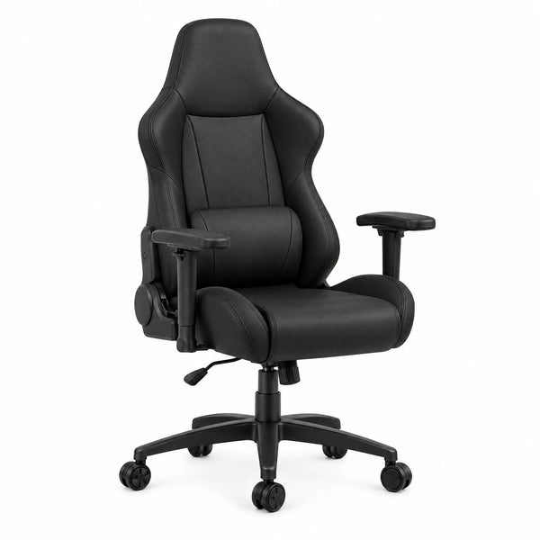 Fauteuil gamer, soutien lombaire intégré et accoudoirs 4D