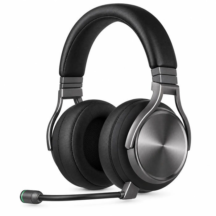 Casque sans fil finition aluminium, micro diffusion