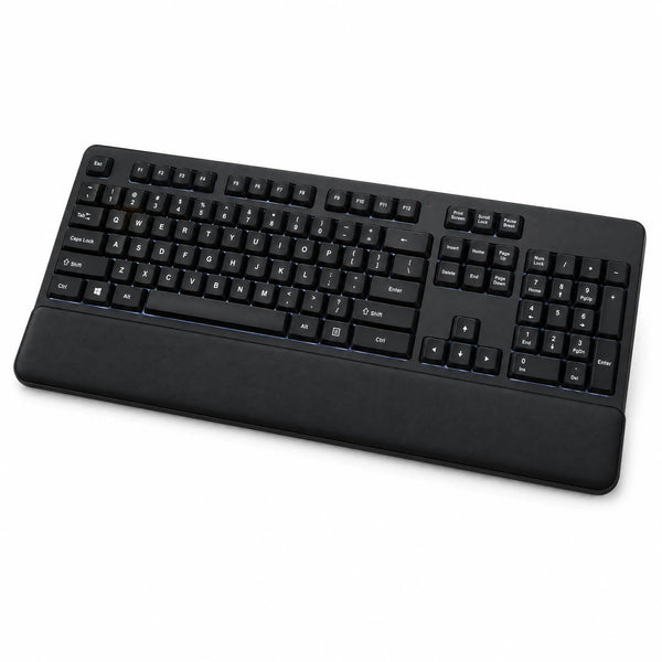 Clavier complet à switches magnétiques, repose-poignets