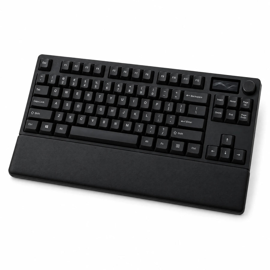Yamato Gaming Clavier TKL à switches ajustables, écran OLED